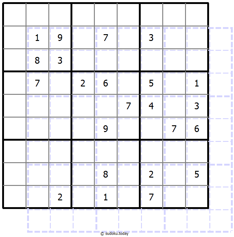 重影数独 #39396
