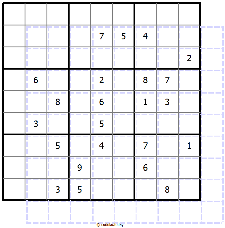 重影数独 #39398