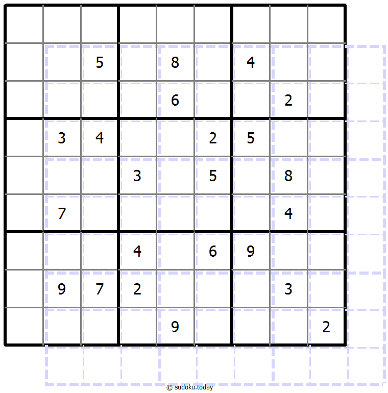 重影数独 #39427