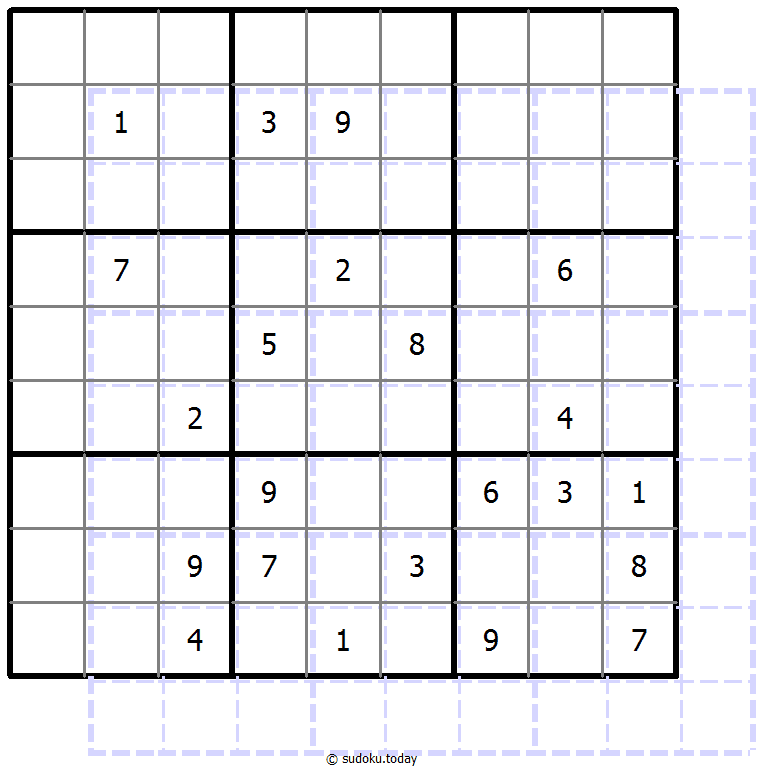 重影数独 #39440