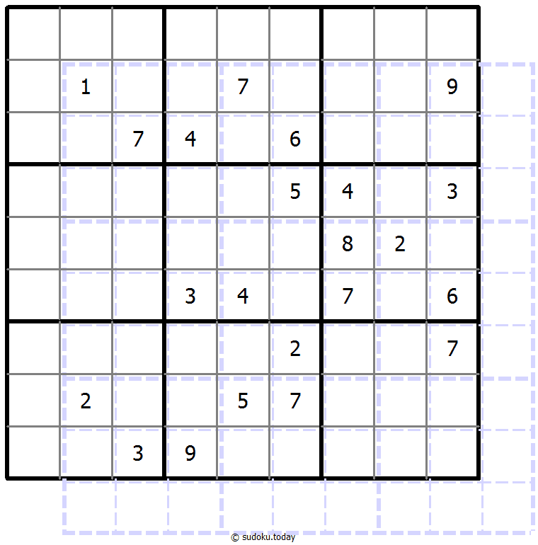 重影数独 #39474