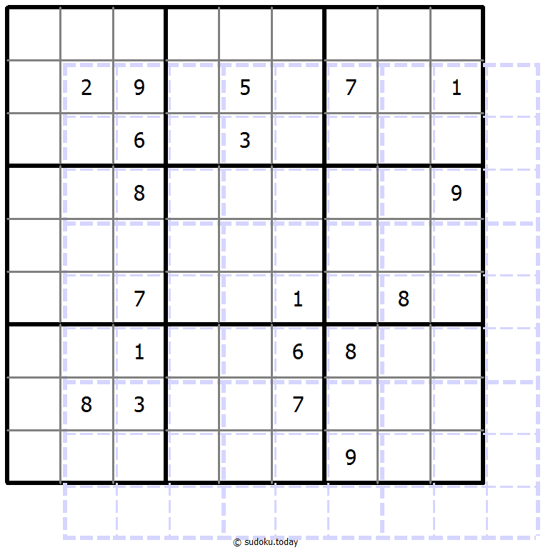 重影数独 #39476