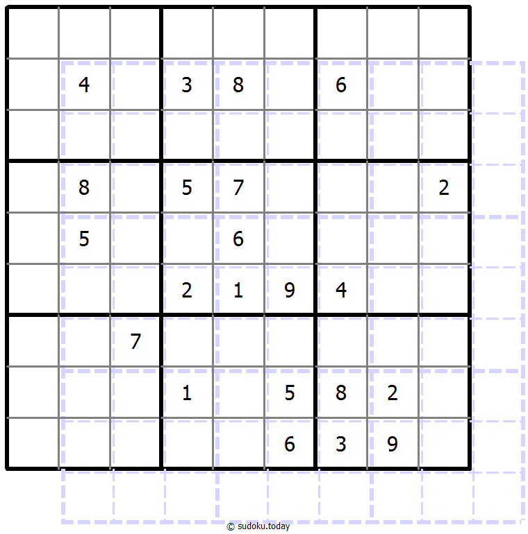 重影数独 #39479