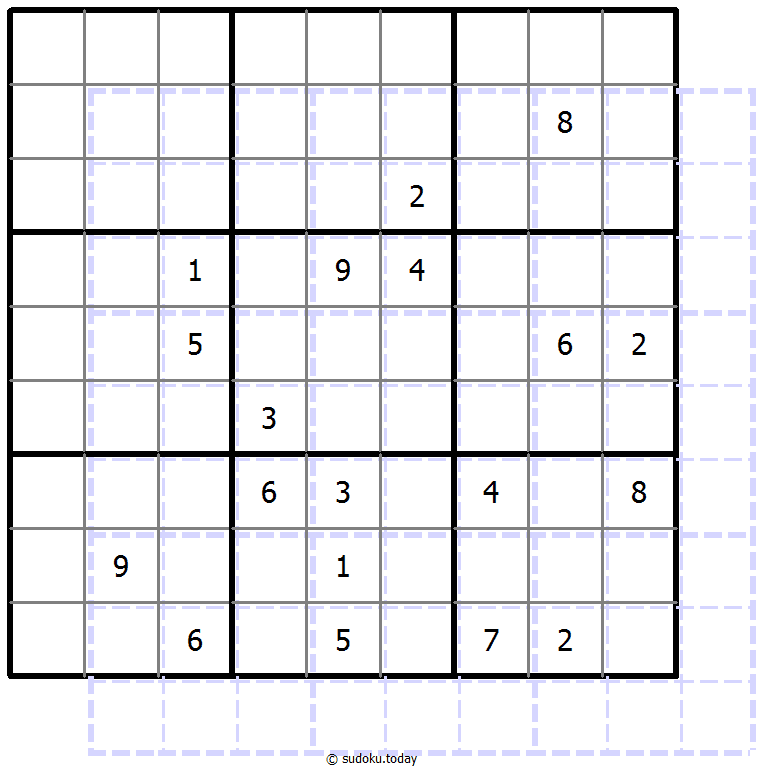 重影数独 #39480