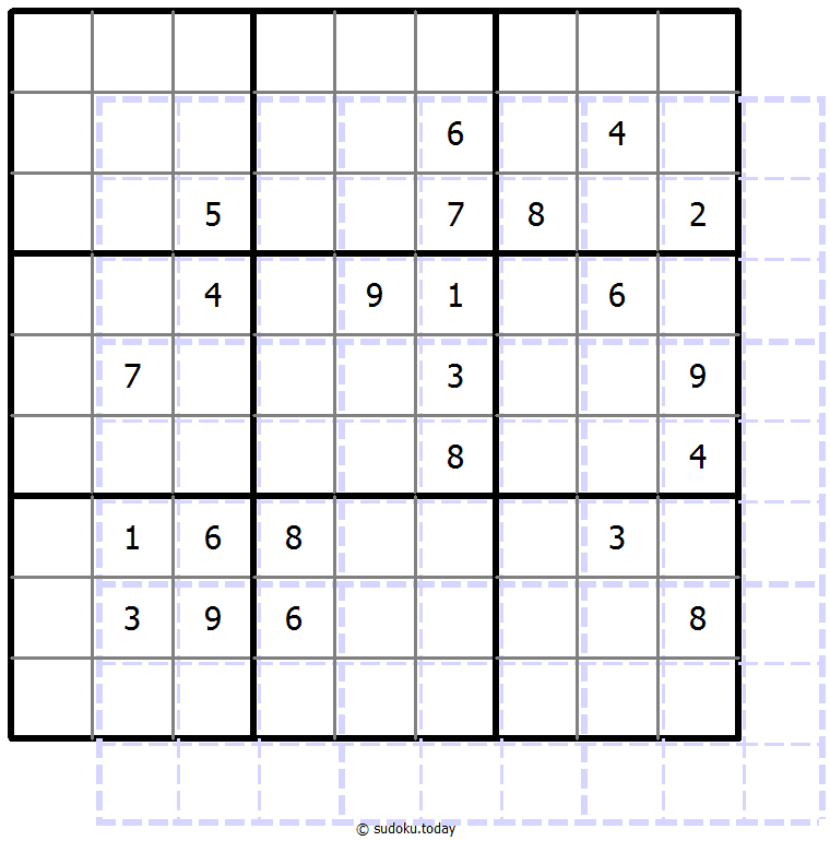 重影数独 #39486