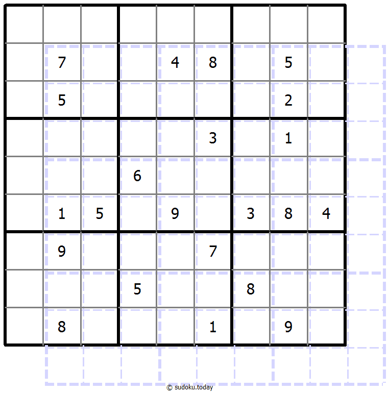 重影数独 #39497