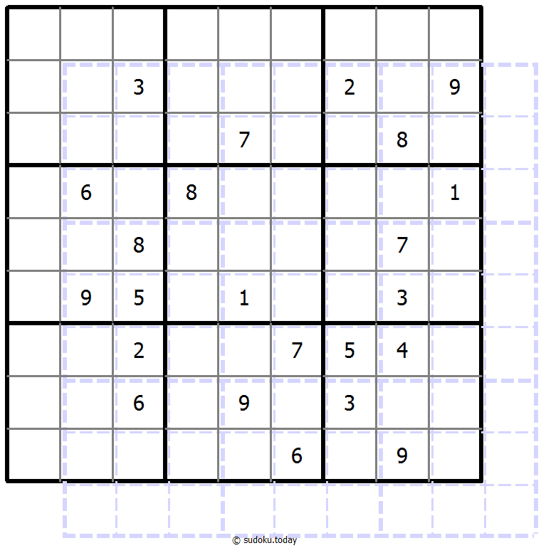 重影数独 #39499