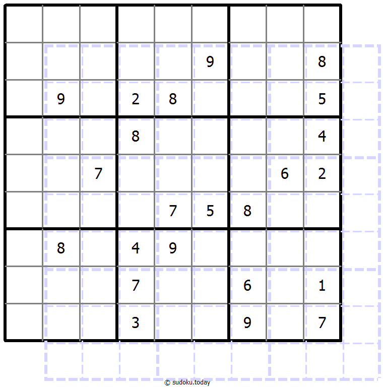 重影数独 #39503