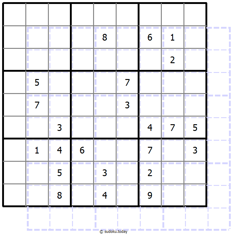 重影数独 #39509