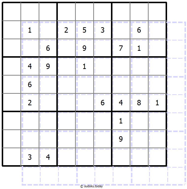 重影数独 #39511