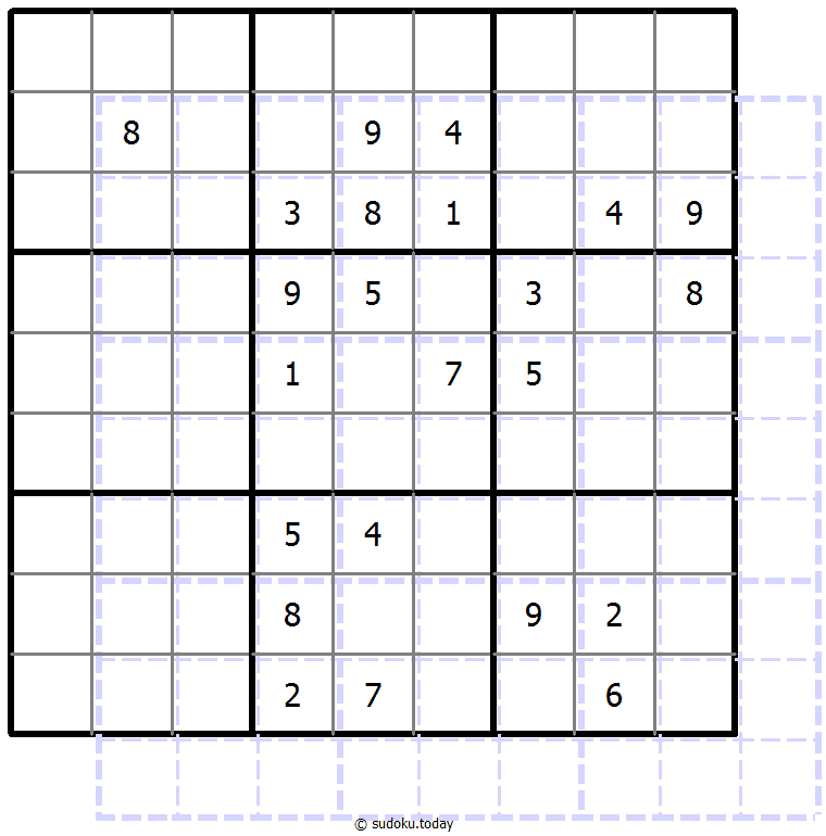 重影数独 #39517