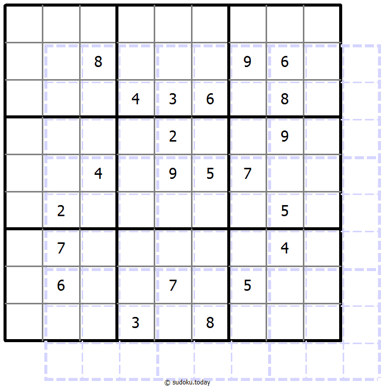 重影数独 #39519