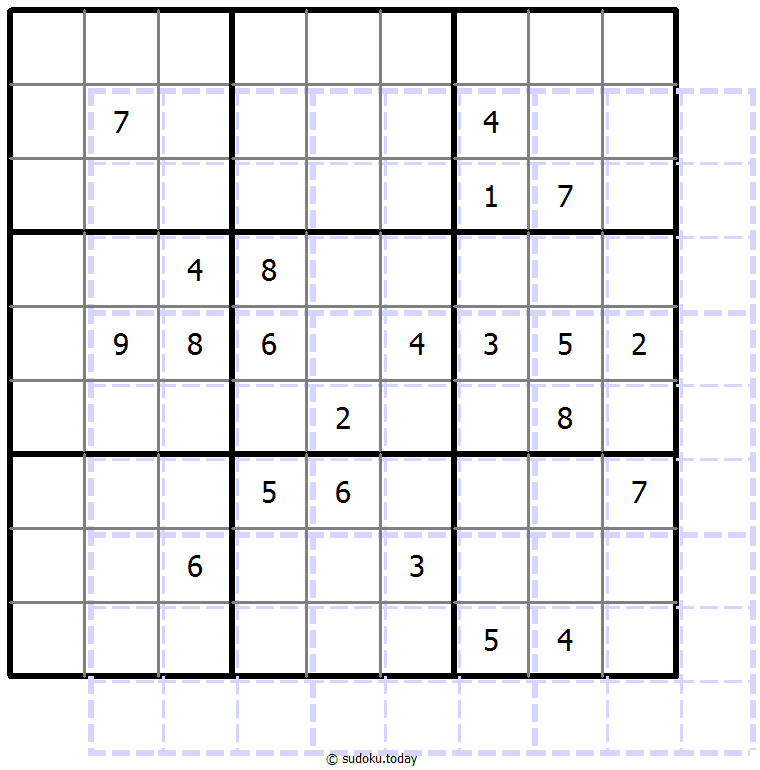 重影数独 #39522