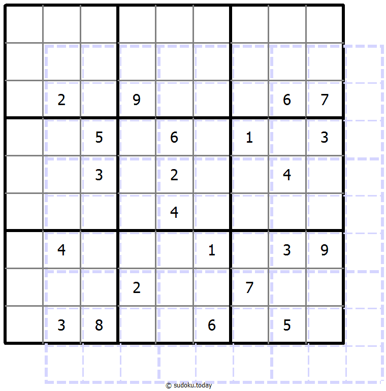 重影数独 #39524