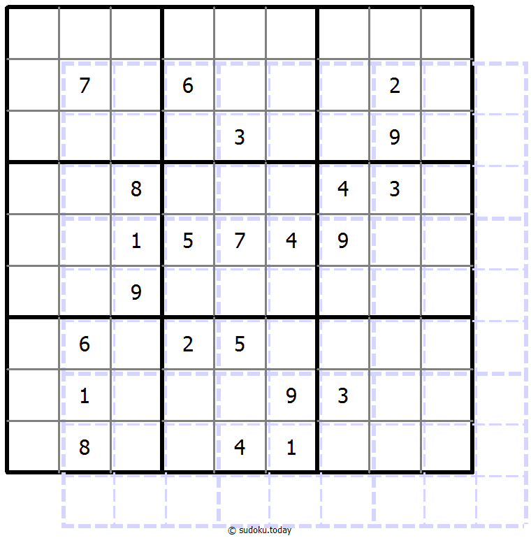 重影数独 #39527