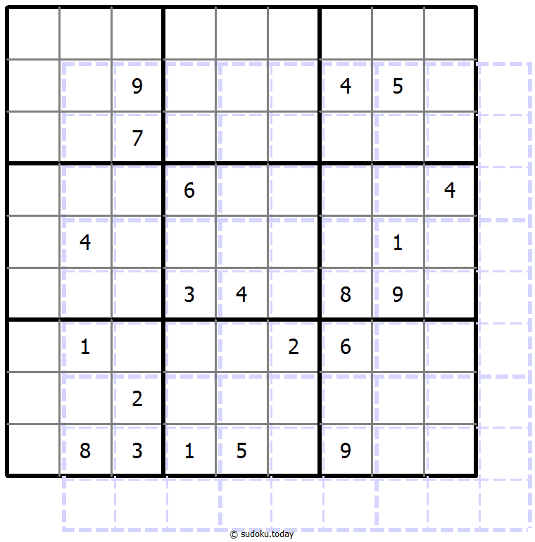 重影数独 #39531