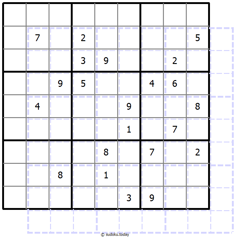 重影数独 #39532