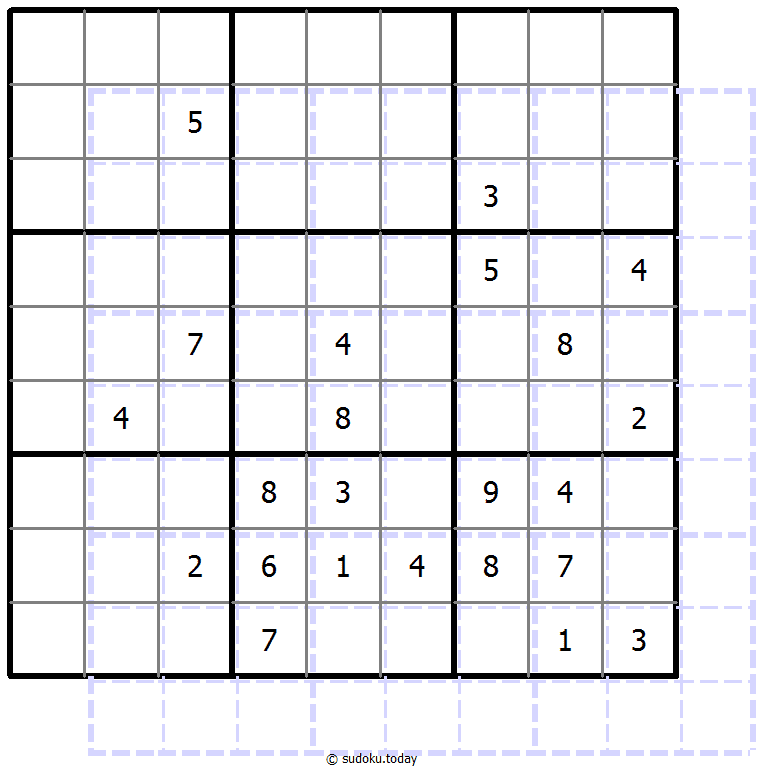 重影数独 #39535