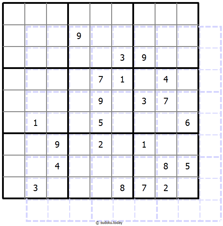 重影数独 #39538