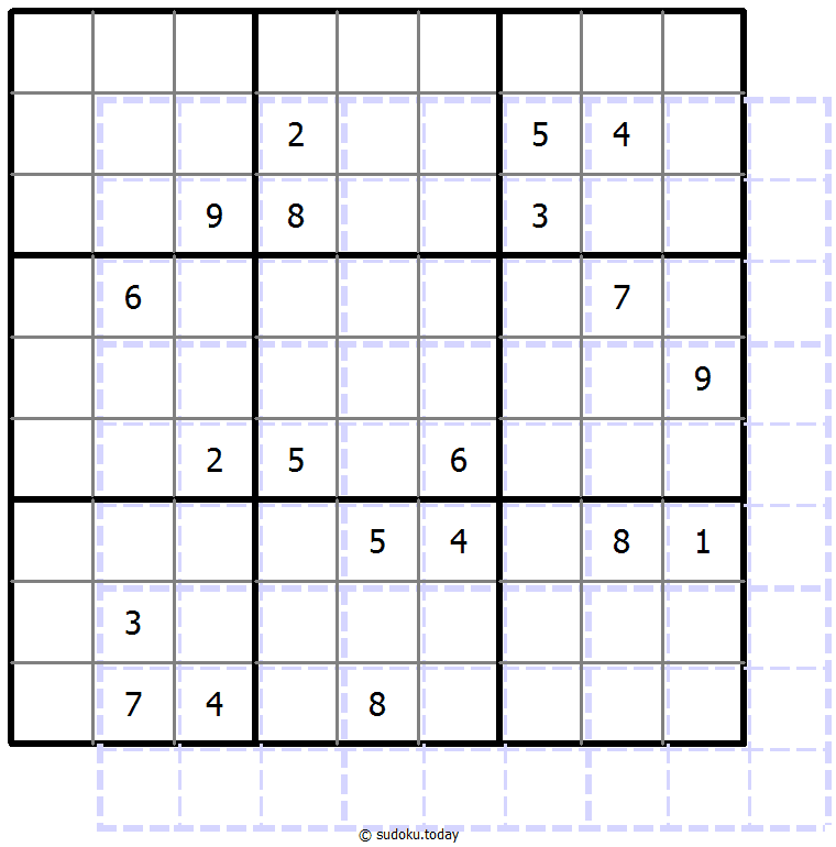 重影数独 #39564