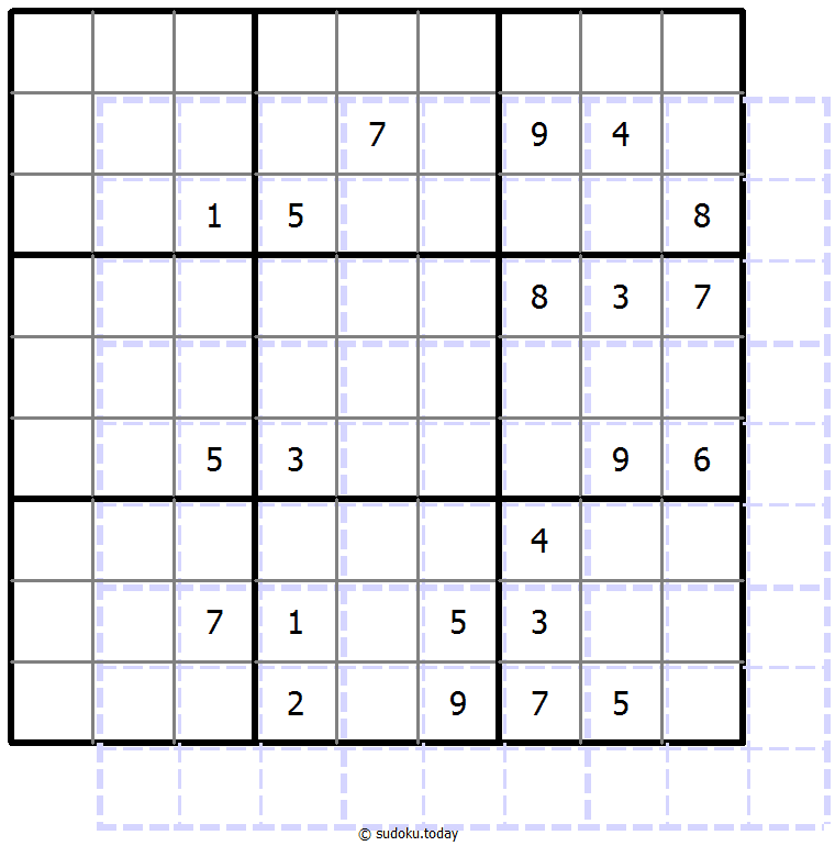 重影数独 #39578