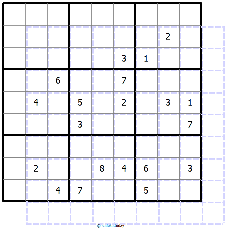 重影数独 #39584