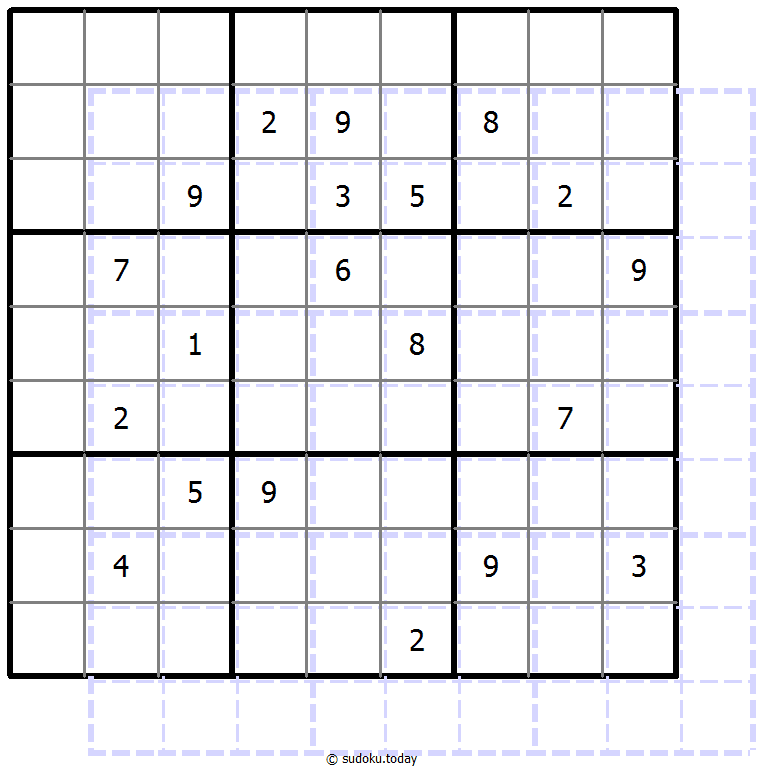 重影数独 #39586