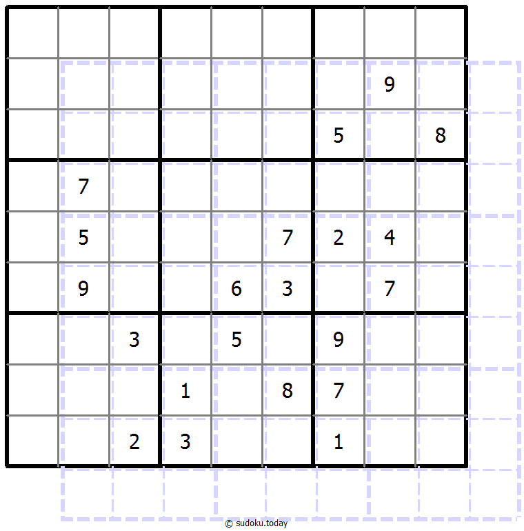 重影数独 #39593