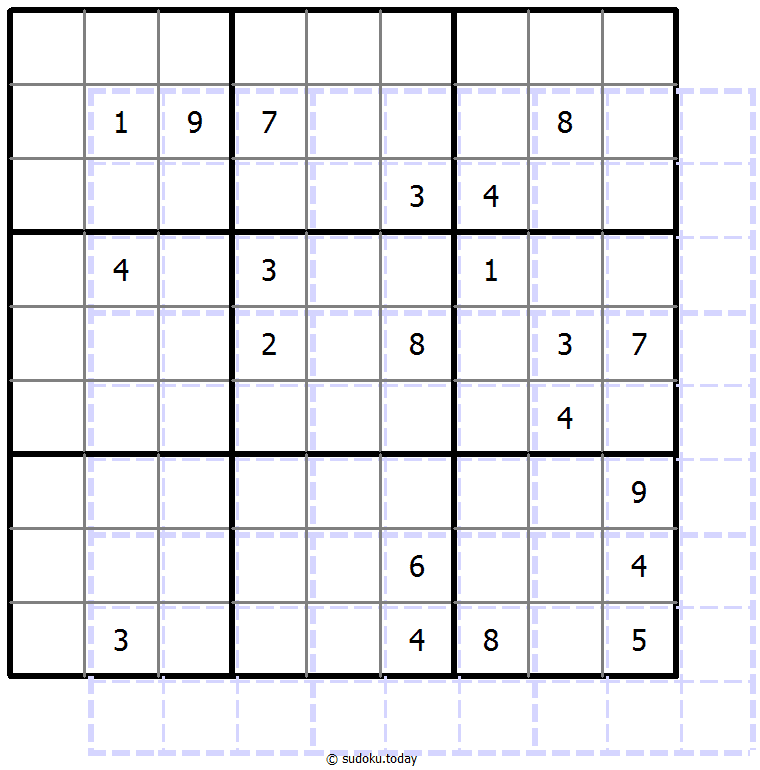 重影数独 #39597
