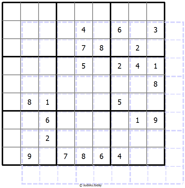 重影数独 #39600