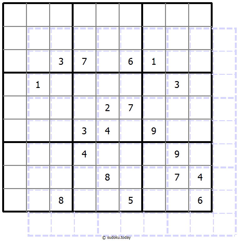 重影数独 #39605