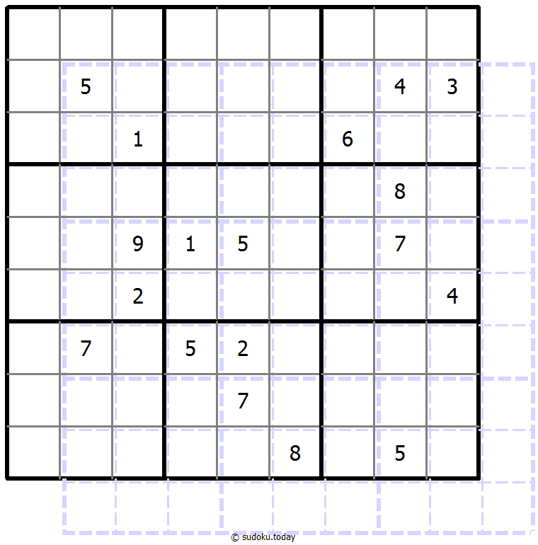 重影数独 #39619