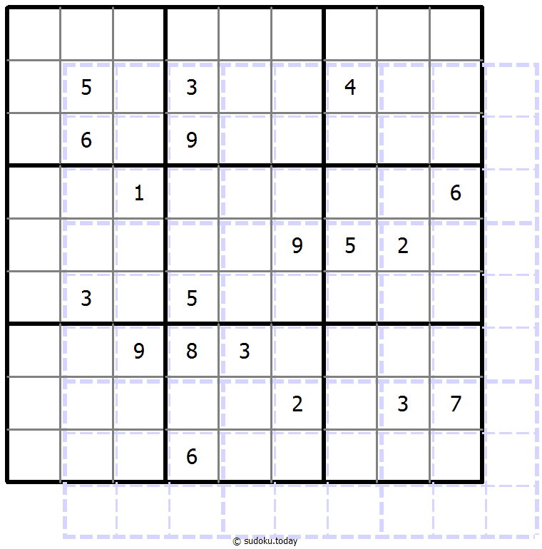 重影数独 #39624