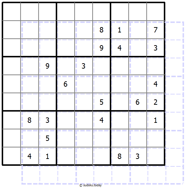 重影数独 #39626