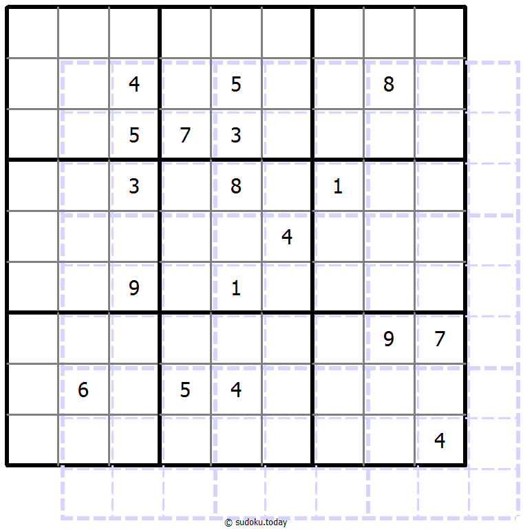 重影数独 #39632