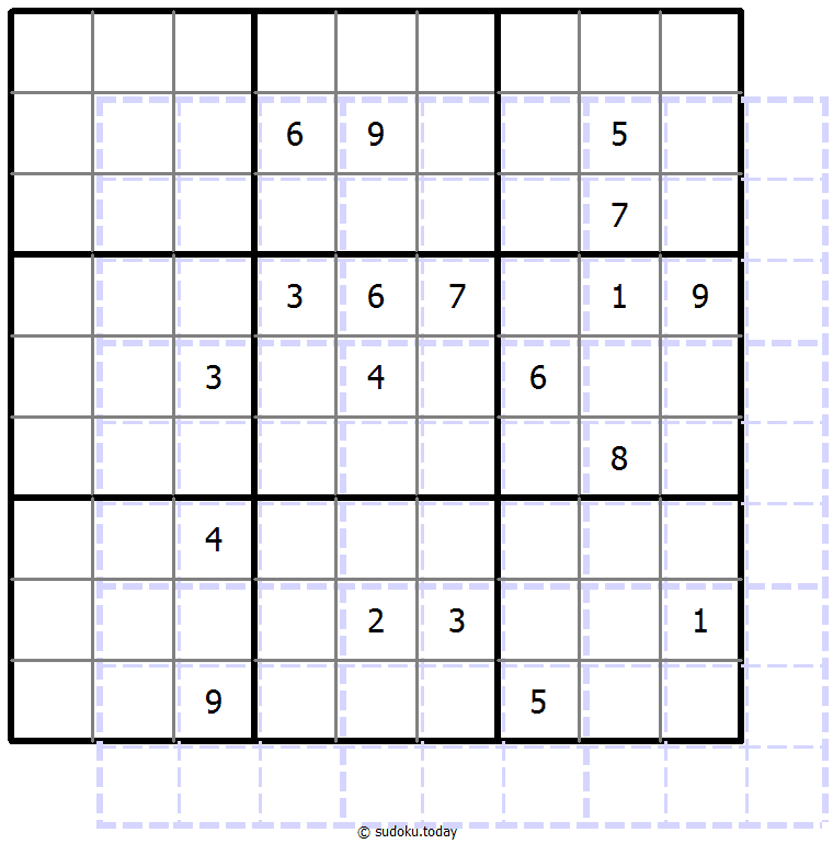 重影数独 #39668