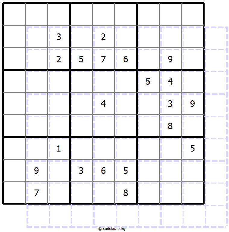 重影数独 #39674