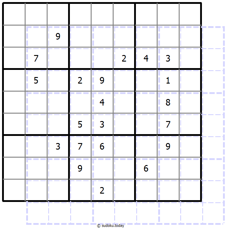 重影数独 #39676