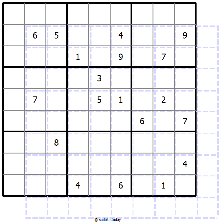 重影数独 #39681