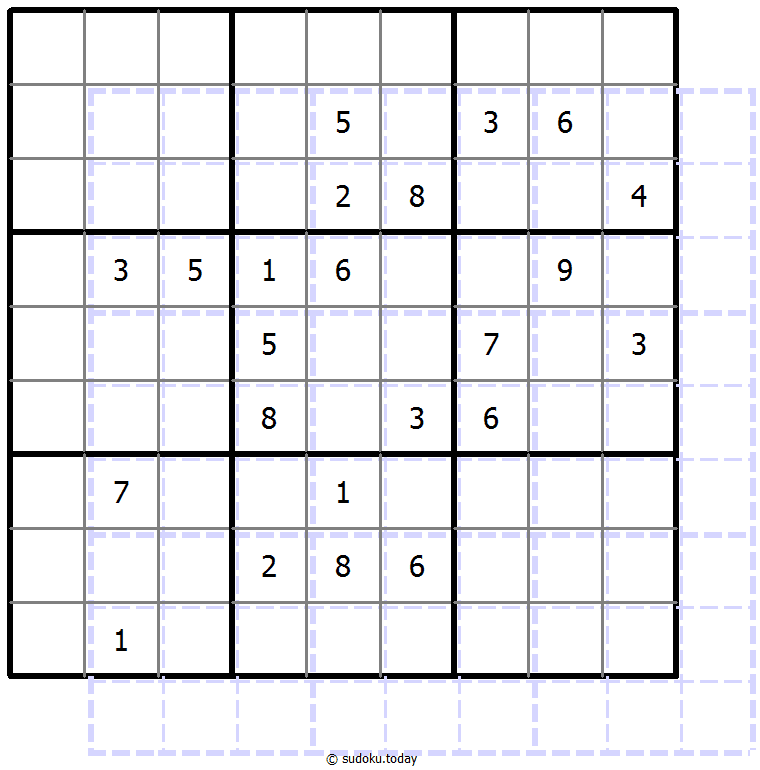 重影数独 #39686