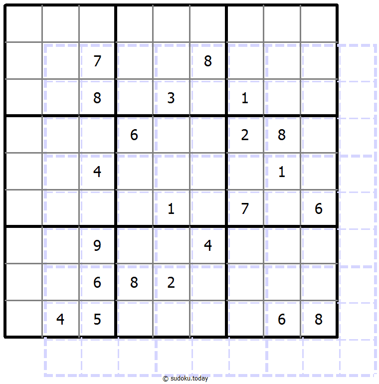 重影数独 #39688