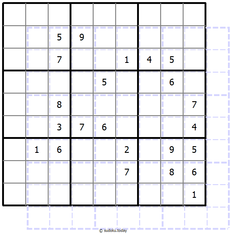 重影数独 #39700