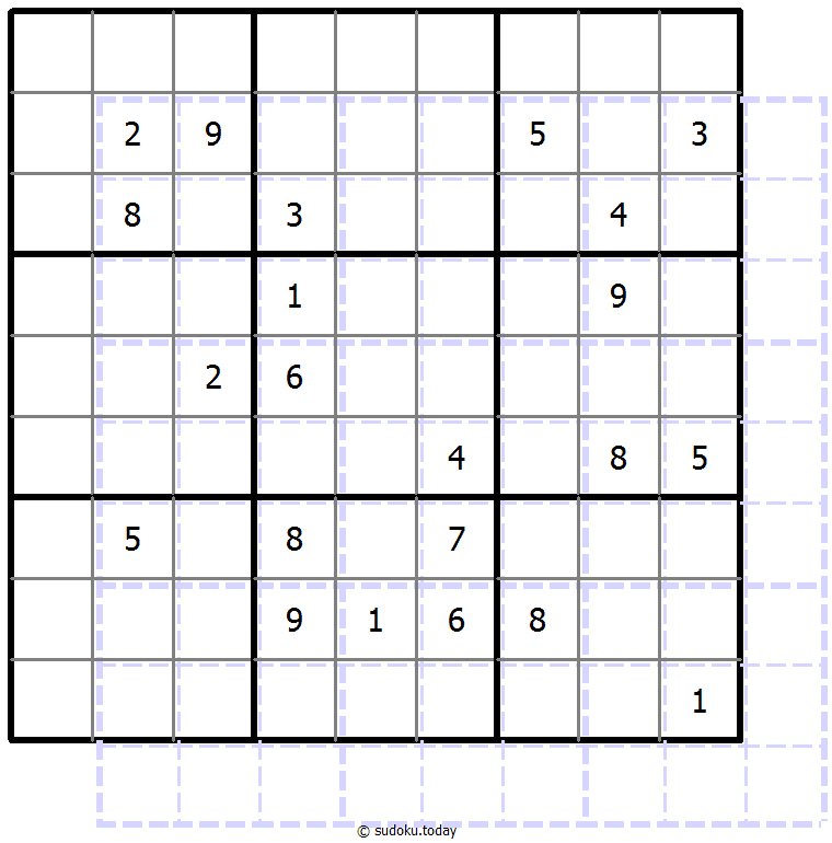 重影数独 #39702