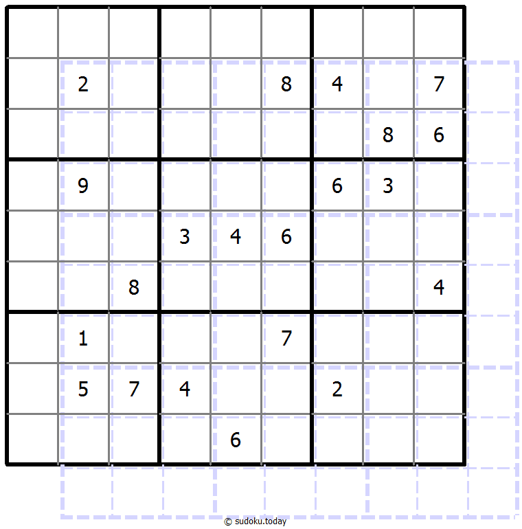 重影数独 #39715