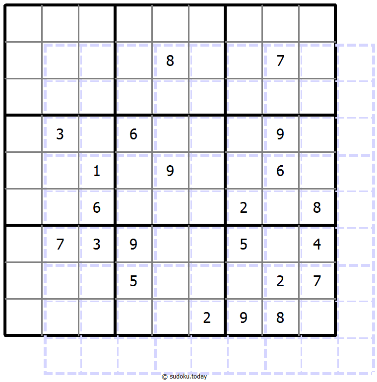 重影数独 #39719