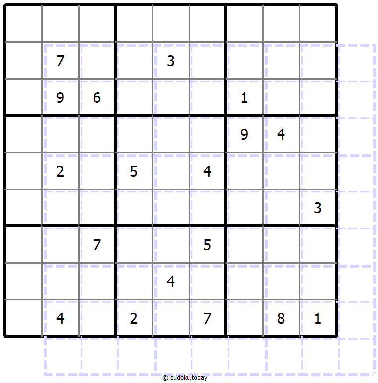 重影数独 #39728