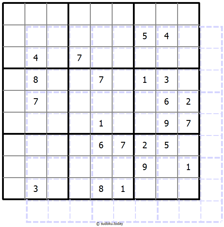 重影数独 #39765
