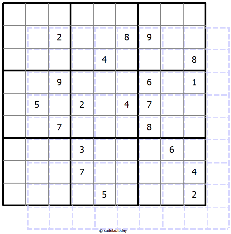 重影数独 #39797