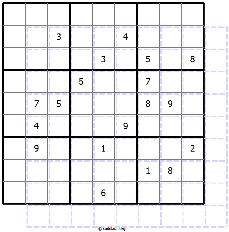 重影数独 #39799