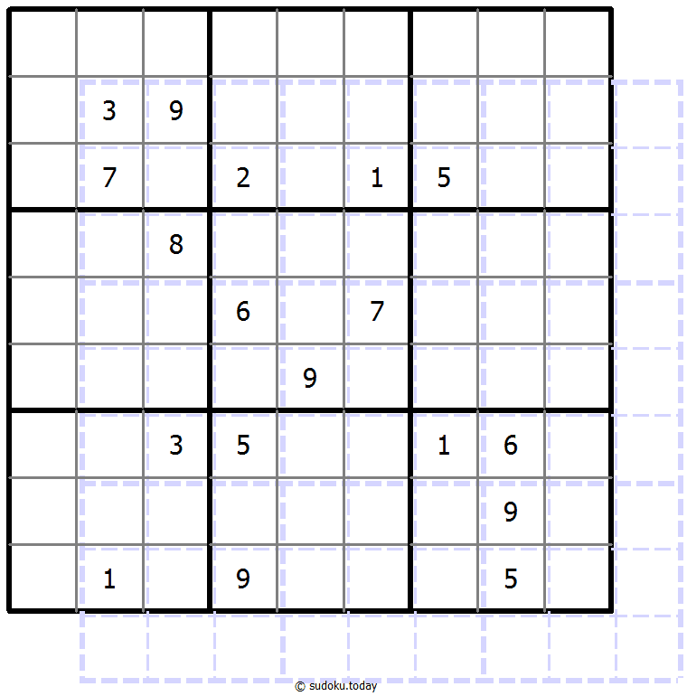 重影数独 #39800